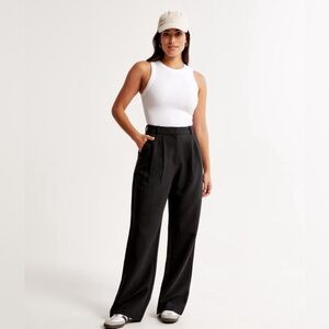 Abercrombie Curve love sloane tailored wide leg pant